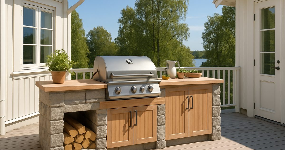 Utekök och grillkök: när lönar det sig?
